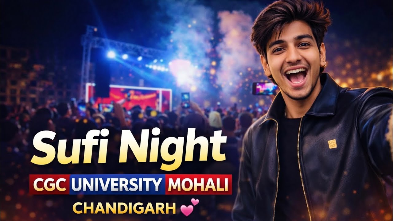 College की Sufi Night ने हिला दिया 🤯 | Chandigarh Vlog| #vlog 