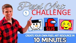 Pixel Art Google Sheets Ten Minute Challenge | Pixel Art Teacher Template