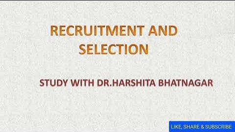 Recruitment & Selection in HRM 🔍 | Process, Types, MCQs | UGC NET, BBA, MBA Exams 2025