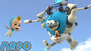 puppy on the loose arpo the robot funny kids cartoons kids tv full episodes