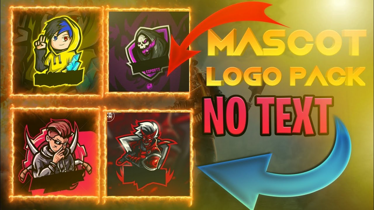 Mascot Logo Pack Google Drive | Esports logos | Pubg logo | YOUTUBE CHANNEL LOGO|