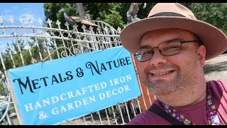 Touring The Famous! Metals and Nature! Gardens! Attraction! Yard Art Galore Plant City Florida 2024