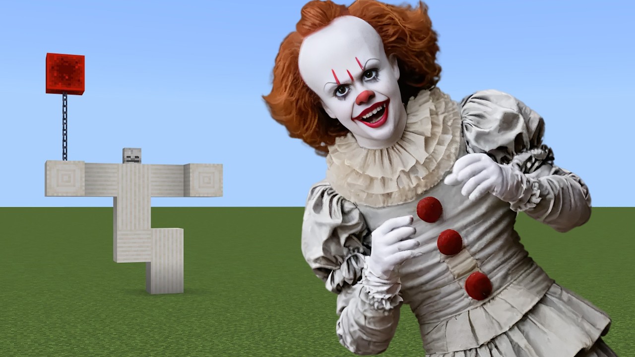 Дополнение Leaning Pennywise для Minecraft PE Bedrock