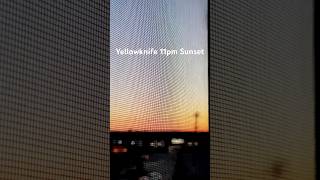 Yellowknife May Sunset