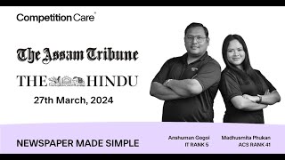 Daily Newspaper Analysis: 27th March 2024 | Competition Care- Best UPSC/APSC Coaching in Assam screenshot 2