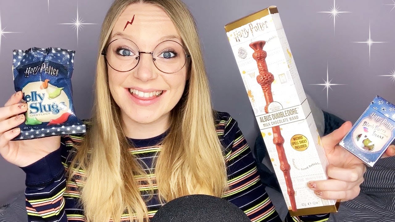 ASMR Trying Harry Potter Candy (Whispered)