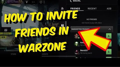 How To Turn Invite Friend On COD Warzone Mobile