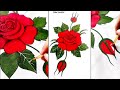 Fabric painting design for Pillow & Sofa cover || With easy Steps || #creative #art #viral