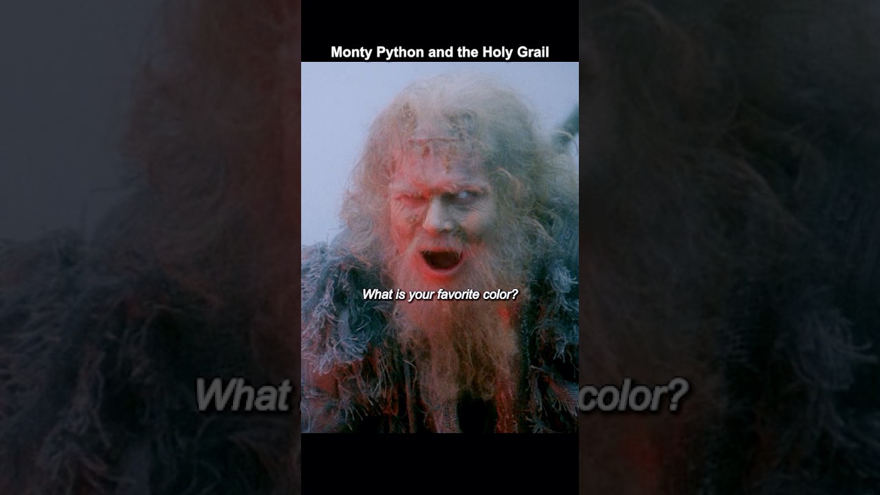 The Bridge of Death! 😂🌉 | "What... Is Your Favorite Color?" | Monty Python & The Holy Grail
