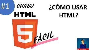 1. ¿Cómo usar HTML? | Curso html5 fácil