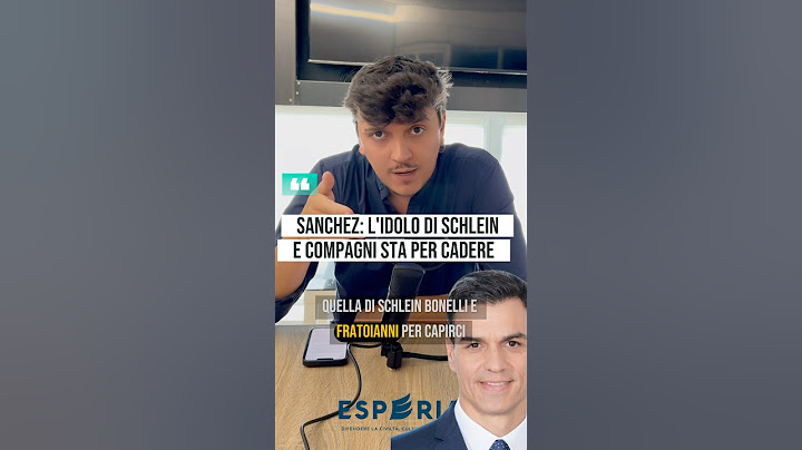 Pedro Sanchez: l'idolo di Schlein e compagni sta per cadere! #pedrosánchez #schlein #sinistra