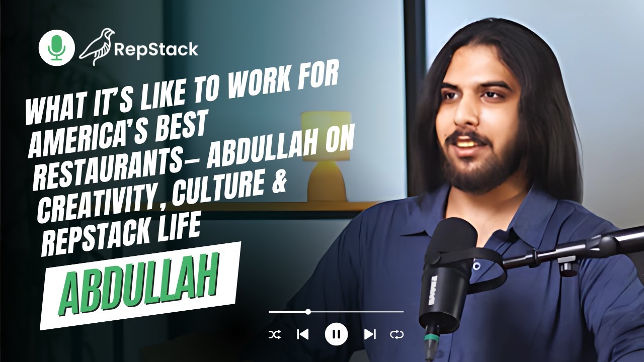 America’s Best Restaurants x RepStack — Abdullah’s Creative Journey with Matt’s Team