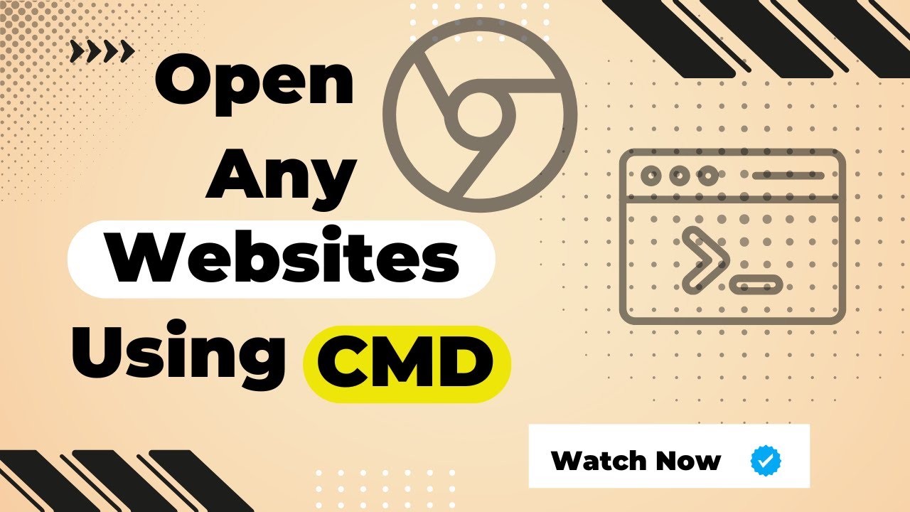 Open Any Website Using Command Prompt Directly | Don’t Need Any To Open Browser | Tech4Insight