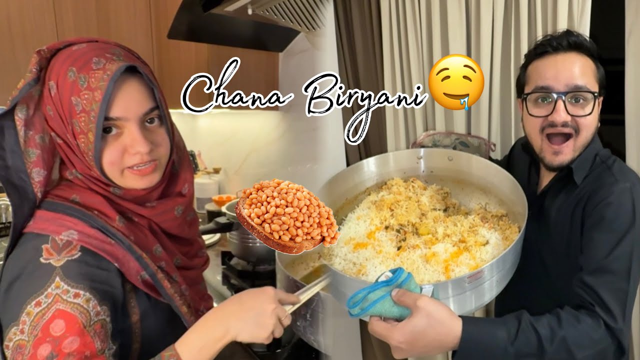 First time Chana biryani banai | turned out so yummy🤤 | Full and easy recipe❤️…