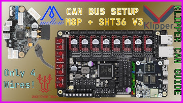 SHT36 V3 + Manta M8P CAN Bus Setup | Step-by-Step Klipper Firmware & Wiring Guide