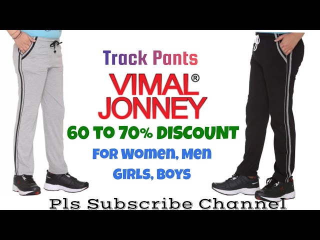 Vimal Men's Solid Cotton Trackpants in Hyderabad at best price by Global  Enterprises - Justdial