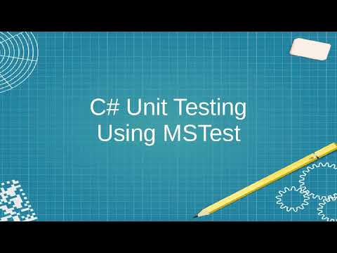 Video: Bagaimana Anda menambahkan MSTest ke proyek?