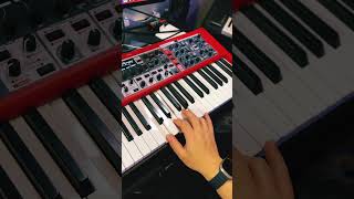 Dreams by Van Halen featuring my custom OBX8 patch for the Nord Stage 4 #coversounds  #coverband