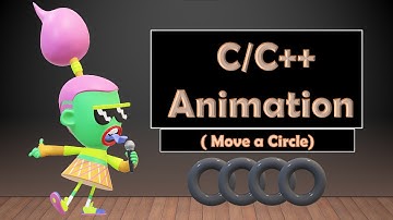 || PROGRAM TO MOVE A CIRCLE || USING C/C++ ||