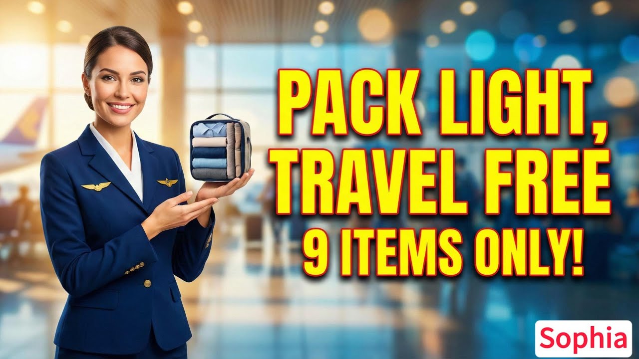 You Only Need 9 Items to Pack for Any Trip (even in carry-on)