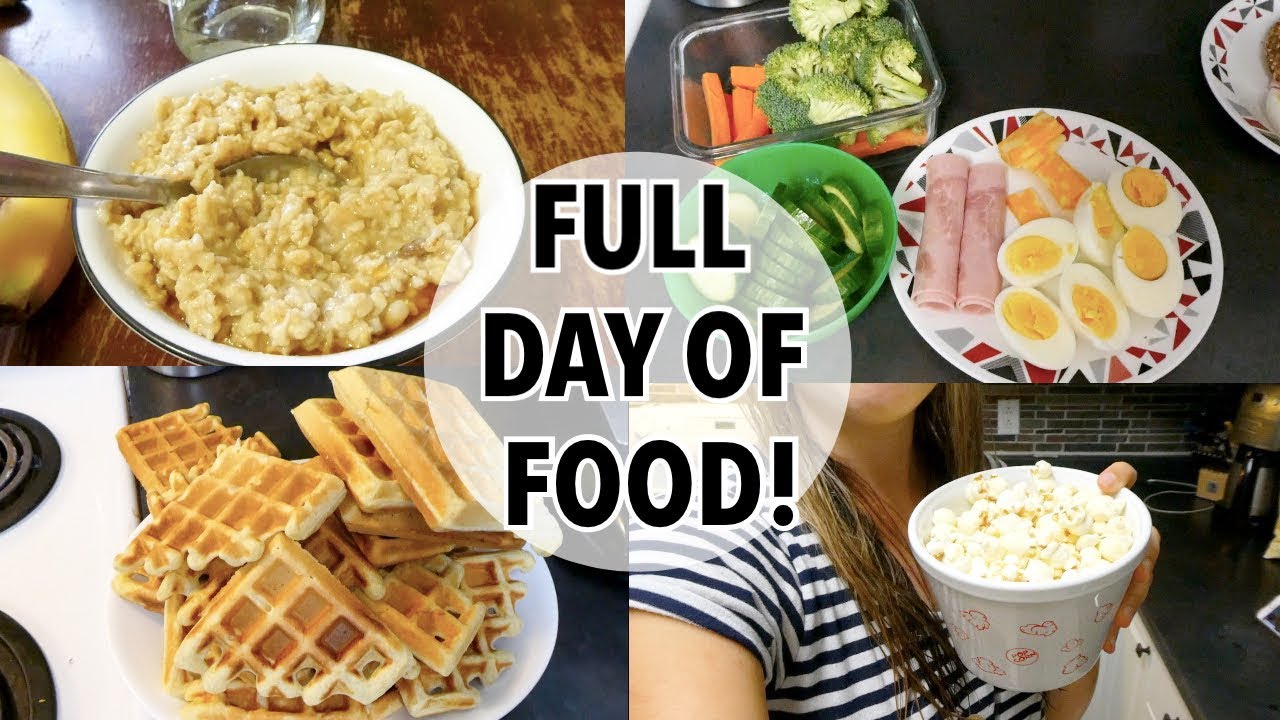 LARGE FAMILY FULL DAY OF MEALS #3! | WHAT I EAT IN A DAY - YouTube