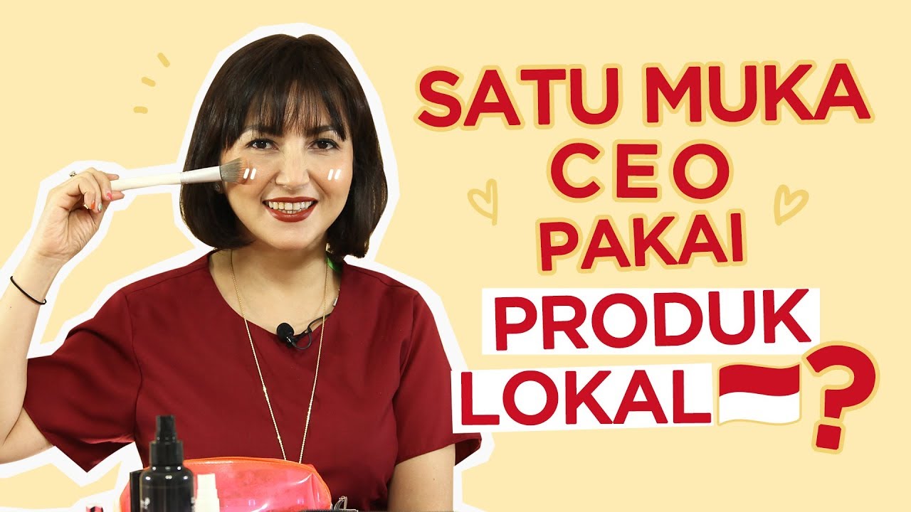 CEO Female Daily Makeup Pakai Produk Lokal! | GRWM
