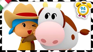 🐮 POCOYO ITALIANO- La Mucca della Fattoria [ 94 min ] | VIDEO e CARTONI ANIMATI per bambini