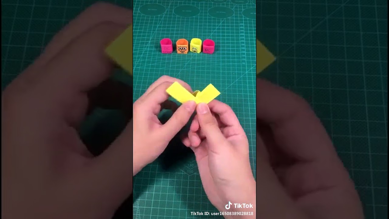 Tutorial bikin cincin dari origami[Tik Tok] YouTube