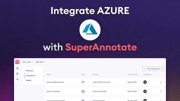 Create Azure integration with SuperAnnotate | Tutorial