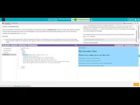 Unit 2-Lesson 9-Multi-Page Websites