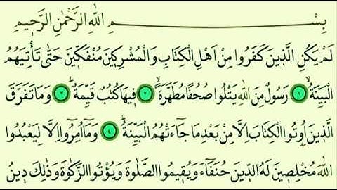 الشيخ صلاح البدير | سورة البينة