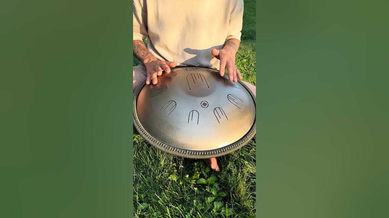 Steel tongue drum by NovaDrum | D Celtic Minor | Drum for meditation