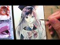 【透明水彩】イラストメイキング【世外果】●Watercolor Painting