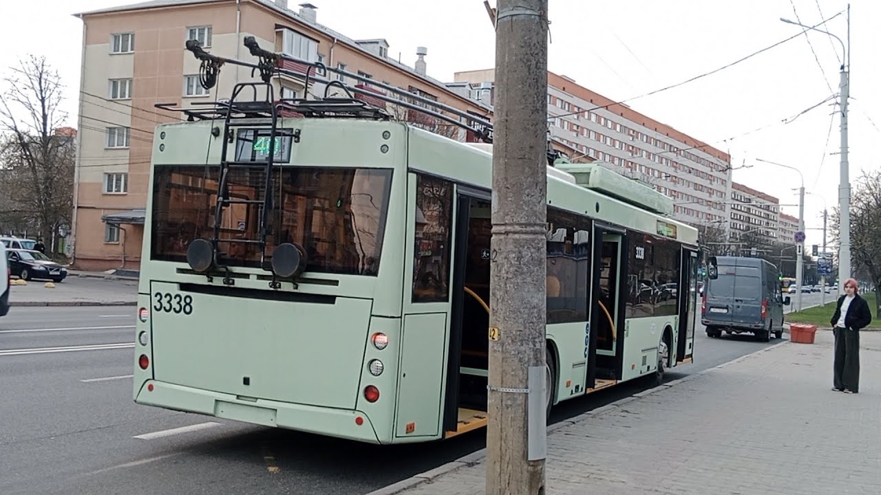 64 троллейбус минск. Троллейбусы. Новые троллейбусы в Минске.