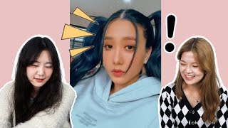 เธอน่ารักและไร้เดียงสา แถมยังชอบผู้หญิงอีกด้วย | Korean reaction to Thai Jorin 4eve TikTok