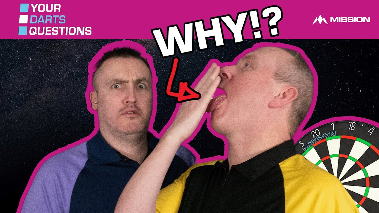 Why Dart Players Lick Their Fingers | Top Darts Searches - YouTube