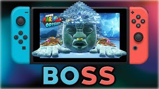 Super Mario Odyssey Knucklotecs Boss Fight Nintendo Switch