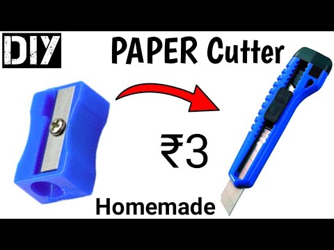 how to make cutter with pencil, how to make pen knife, how to make paper  cutter