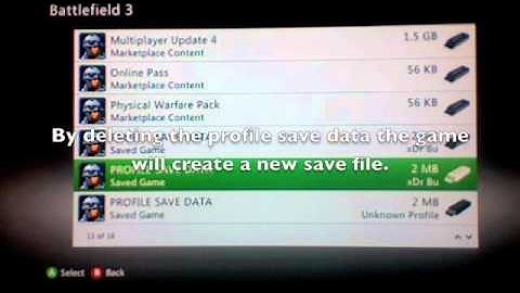 how to fix corrupted data for bf3 on xbox