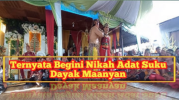 Pernikahan Suku Dayak Adat Maanyan Kalimantan Tengah