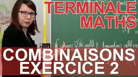 Probalilités - Combinaisons - Exercice 2 - Maths terminale - Les Bons Profs