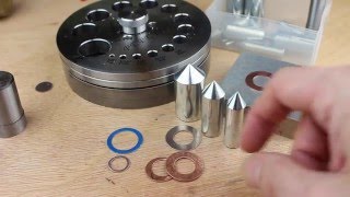 How to make Washers - with Pepe Tools Centre Positioning Dies