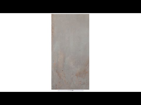 Oxidized iron tile silver video