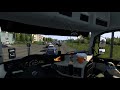 ETS2 ASMR Tour von St. Petersburg(RU) nach Luga(RU) / Stau Level 9