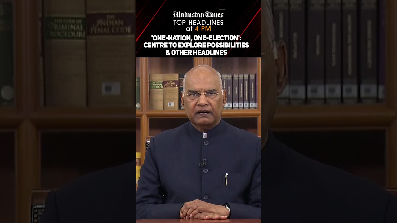 'One-Nation, One-Election': Centre To Explore Possibilities & Other Headlines | News Wrap @ 4 PM
