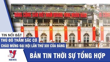 Thủ đô thắm sắc cờ chào mừng Đại hội lần thứ XIII của Đảng - VNEWS