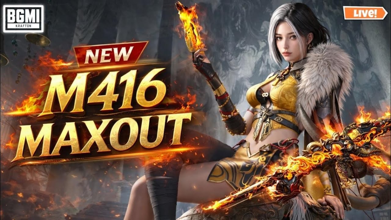 ⭕️NEW M416 SPIN + MAXOUT WITH GLORIOUS MOMENT @GloryluckyYT #bgmi  #pubgmobile #bgmilive #ipadpro