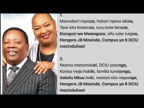 Swahili Poem For Grand Opening Of DCIU Mombasa Road Campus Hongera JB Campus Ya 6 DCIU Mezinduliwa 