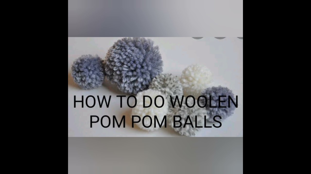 🤩How to do woolen pom pom by rocking kutties Esha ☺