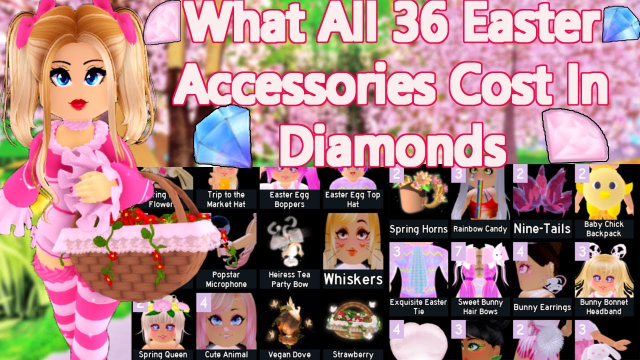 What ALL 36 Easter Accessories Are Worth In Diamonds In Royale